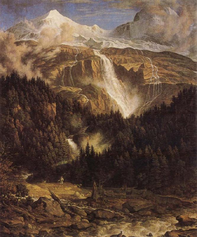 Joseph Anton Koch Schmadribach china oil painting image